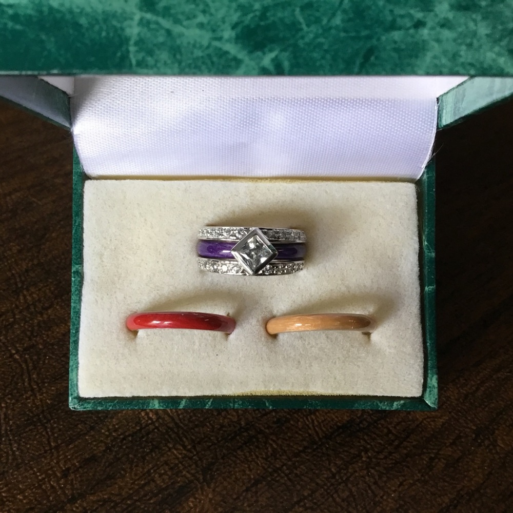 Sterling Silver Ring With With CZ